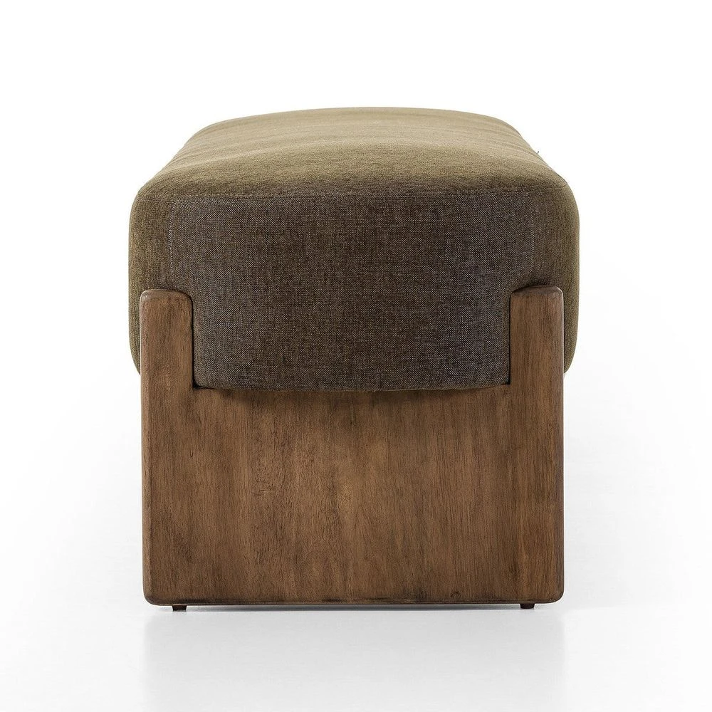Judson Accent Bench - Sutton Olive - Olive, Natural 3 Judson Accent Bench - Sutton Olive - Olive, Natural - Image 3
