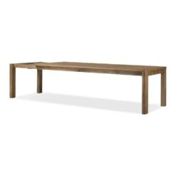 Dane Extension Dining Table - Resawn Worn Oak - 96-116" -France and So Furniture 242719 003 OPN 1