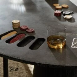 Laurel Poker Table - Bluestone -France and So Furniture 243502 001 DET 9