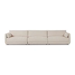 Kiernan 3-Piece Sectional - Palma Cream - 3 Piece
