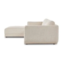 Kiernan 3-Piece Sectional - Palma Cream - W/ Ottoman -France and So Furniture 244412 001 SID 1