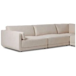 Kiernan 5-Piece Sectional - Palma Cream - 5 Piece -France and So Furniture 244413 001 DET 5