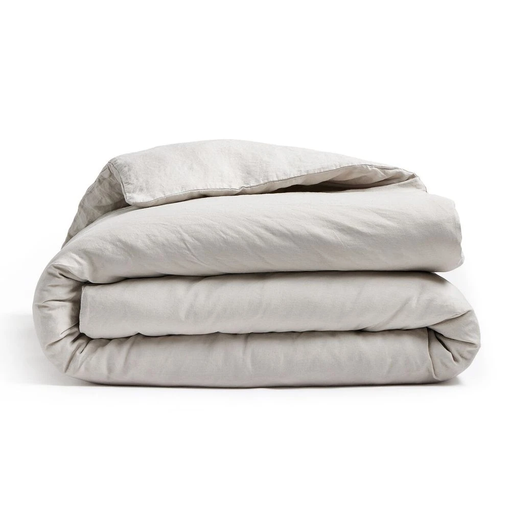 Fable Duvet Cover - Sable Light Grey - Queen 1 Fable Duvet Cover - Sable Light Grey - Queen