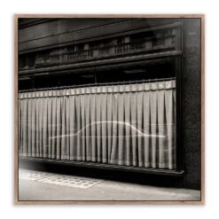 Cecconis By Guy Sargent - 48"X48" - Rustic Walnut - Framed Metal