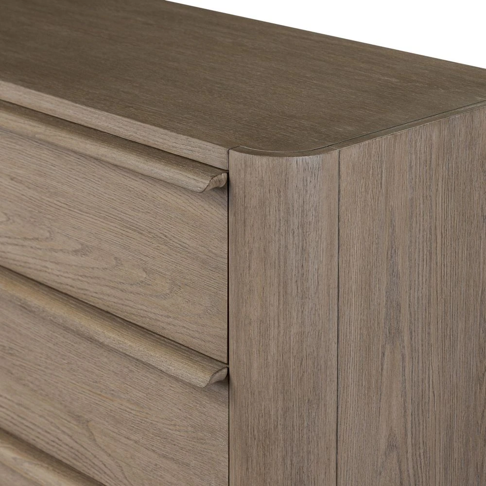 Primrose 10 Drawer Dresser - Natural Flat Oak Veneer 7 Primrose 10 Drawer Dresser - Natural Flat Oak Veneer - Image 7