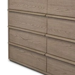 Primrose 10 Drawer Dresser - Natural Flat Oak Veneer 25 Primrose 10 Drawer Dresser - Natural Flat Oak Veneer -France and So Furniture 246772 001 DET 5