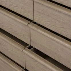 Primrose 10 Drawer Dresser - Natural Flat Oak Veneer 26 Primrose 10 Drawer Dresser - Natural Flat Oak Veneer -France and So Furniture 246772 001 DET 6