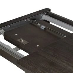 Dane Double Extension Dining Table - Smoked Black Oak - 96-136" -France and So Furniture 246777 002 DET 4