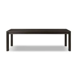 Dane Double Extension Dining Table - Smoked Black Oak - 96-136"