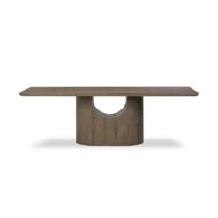 Bevie Dining Table-98" - Brown Oak Veneer