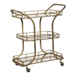 Stassi Gold Serving Cart -France and So Furniture 24876 4