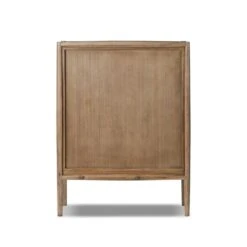 Glenview Bar Cabinet - Weathered Oak -France and So Furniture 248921 001 BCK 1