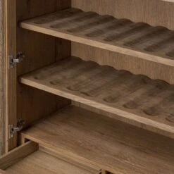 Glenview Bar Cabinet - Weathered Oak -France and So Furniture 248921 001 DET 6