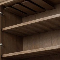 Glenview Bar Cabinet - Weathered Oak -France and So Furniture 248921 001 DET 8