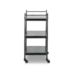 Teagan Bar Cart - Forged Gunmetal -France and So Furniture 248922 001 SID 1