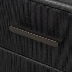 Rosenell 6 Drawer Dresser - Black Paper Cord -France and So Furniture 249311 001 DET 5