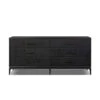 Rosenell 6 Drawer Dresser - Black Paper Cord