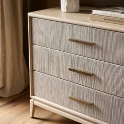 Rosenell 6 Drawer Dresser - Natural Paper Cord -France and So Furniture 249311 002 DET 9