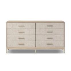 Rosenell 8 Drawer Dresser - Natural Paper Cord