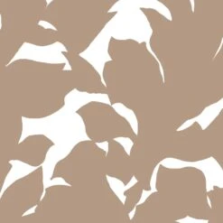 Holly Jet Premium Wallpaper -France and So Furniture 24x24Leaf TrulyTaupe