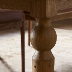 Blinn Oval Leaf Extension Dining Table - Worn Oak Veneer -France and So Furniture 250792 001 DET 10