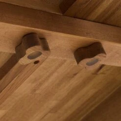 Blinn Oval Leaf Extension Dining Table - Worn Oak Veneer -France and So Furniture 250792 001 DET 11