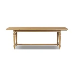 Blinn Oval Leaf Extension Dining Table - Worn Oak Veneer