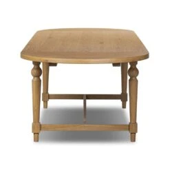 Blinn Oval Leaf Extension Dining Table - Worn Oak Veneer -France and So Furniture 250792 001 SID 1