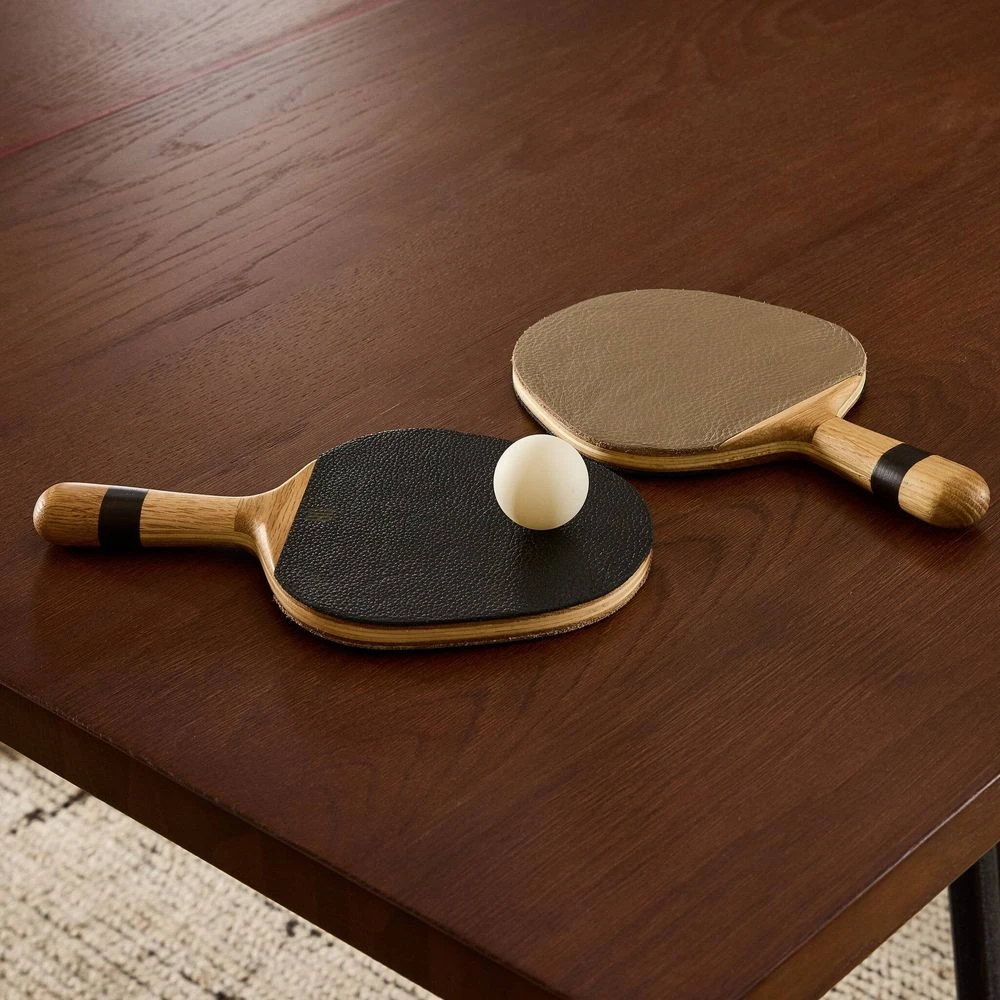 District Eight Ping Pong Table - Ink Black Leather 8 District Eight Ping Pong Table - Ink Black Leather - Image 8