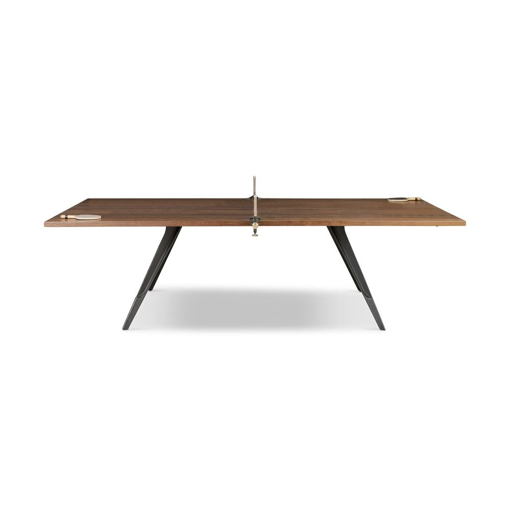 District Eight Ping Pong Table - Ink Black Leather 12 District Eight Ping Pong Table - Ink Black Leather - Image 12