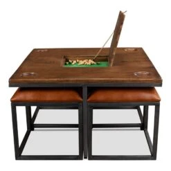 Low Game Table With Four Stools -France and So Furniture 25693 10