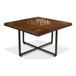 Low Game Table With Four Stools -France and So Furniture 25693 11