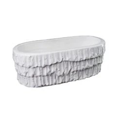 Fringe Planter, Oval, White 5 Fringe Planter, Oval, White -France and So Furniture 260310 2 8a56791e 80d3 471c bc78 b9fd5ae16232
