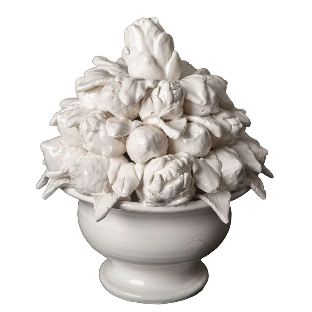 Lemon & Artichoke Topiary, Ivory 1 Lemon & Artichoke Topiary, Ivory