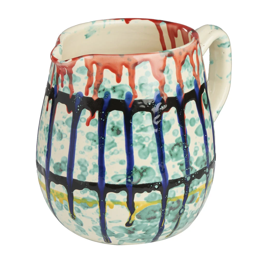 Taverna Multi-Color Drip Pitcher 1 Taverna Multi-Color Drip Pitcher