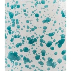 Taverna Speckled Oval Platter, Turquoise/White