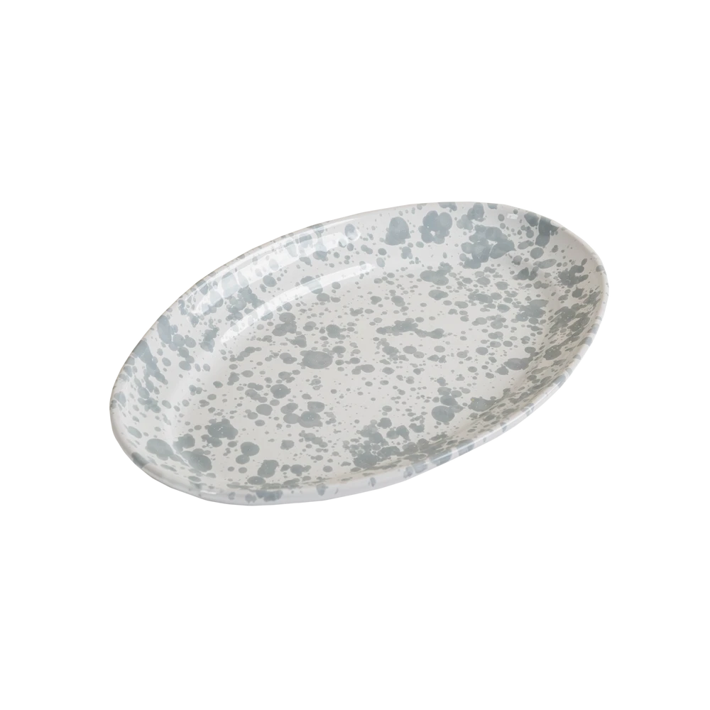 Taverna Speckled Oval Platter 3 Taverna Speckled Oval Platter - Image 3