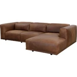 Beau Sofa Chaise - Raf - Lucia Tobacco Leather -France and So Furniture 2705e993 0540 4201 b8df 17badcac52ad large 5d29e09b 0d1a 47ab 979b cf944c18f9f6