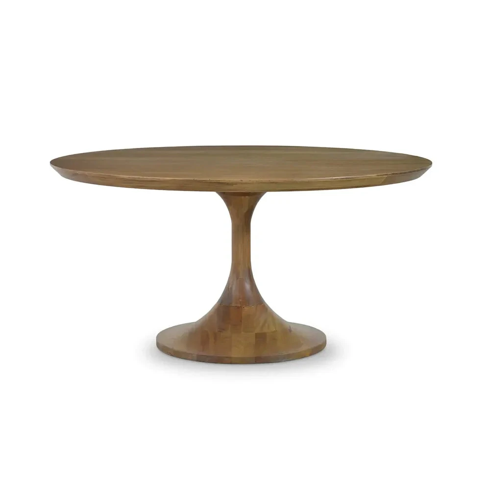 Pierre Round Dining Table 60'' In Antique French Oak 1 Pierre Round Dining Table 60'' In Antique French Oak