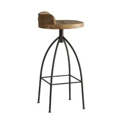 Liliana Bar Stool - Brown -France and So Furniture 2747.d2 f6fbe94b 8a69 4872 9eca 327de44cb7c9