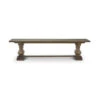 Trestle Dining Bench In Straw Wash