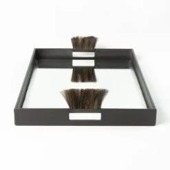 Harrington Tray-Graphite Leather -France and So Furniture 28004 abf219a5 9947 4c5e b03a 5727e69ccf56