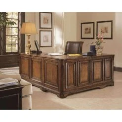 Brookhaven Left Pedestal Desk -France and So Furniture 281 10 468 2