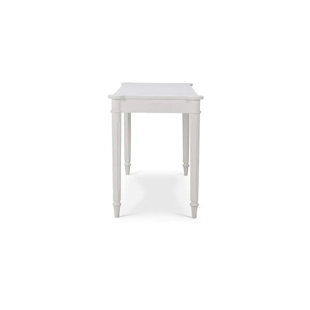 Kelly 3 Drawer Desk In True White 4 Kelly 3 Drawer Desk In True White - Image 4