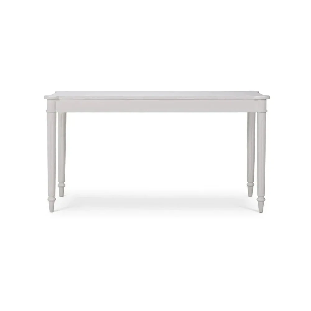 Kelly 3 Drawer Desk In True White 5 Kelly 3 Drawer Desk In True White - Image 5