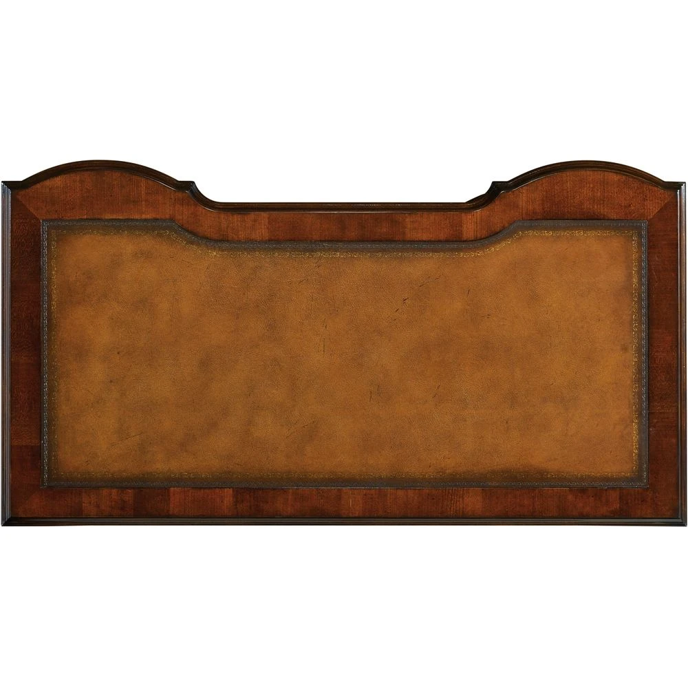 Cherry Knee-Hole Desk-Bow Front 3 Cherry Knee-Hole Desk-Bow Front - Image 3