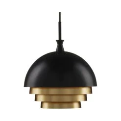 Salviati Large Black & Gold Pendant -France and So Furniture 29af20067ff8d19ea265b6e50090c9560133345c