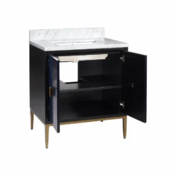 Kallista 30" Blue Vanity With Rectangular Undermount Sink -France and So Furniture 29e173c746b56f1c0fbd7a8284f64f43194e1b70