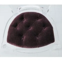 Marilyn Acrylic Arm Chair With Mohair Seat -France and So Furniture 3.31170 1