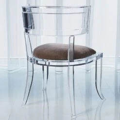 Klismos Acrylic Chair With Mohair Seat 28 Klismos Acrylic Chair With Mohair Seat -France and So Furniture 3.31329 1
